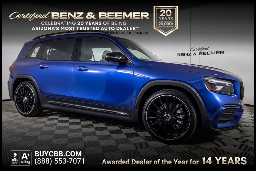 Starling Blue Metallic 2025 Mercedes-Benz GLB SUV / Crossover All-Wheel Drive 8-Speed Automatic