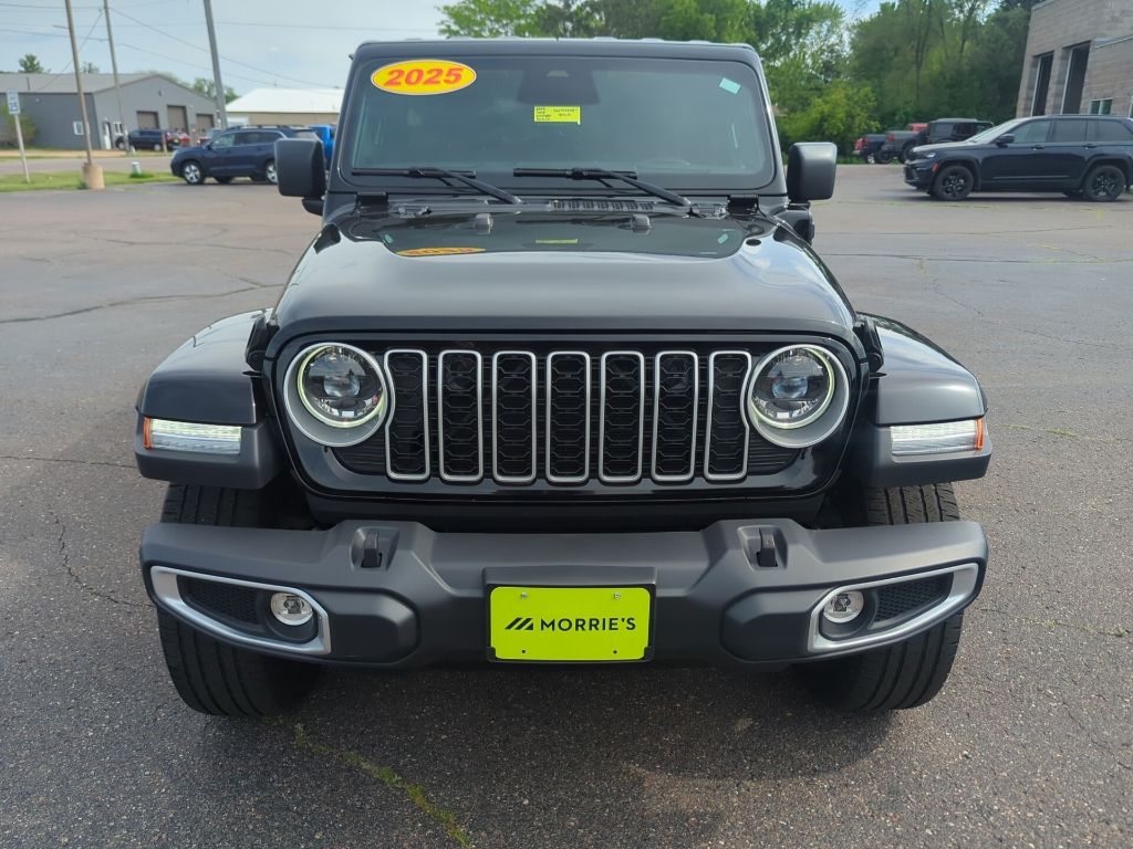 Used 2025 Jeep Wrangler 4xe Sahara 4XE with VIN 1C4RJXP62SW583808 for sale in Forest Lake, Minnesota