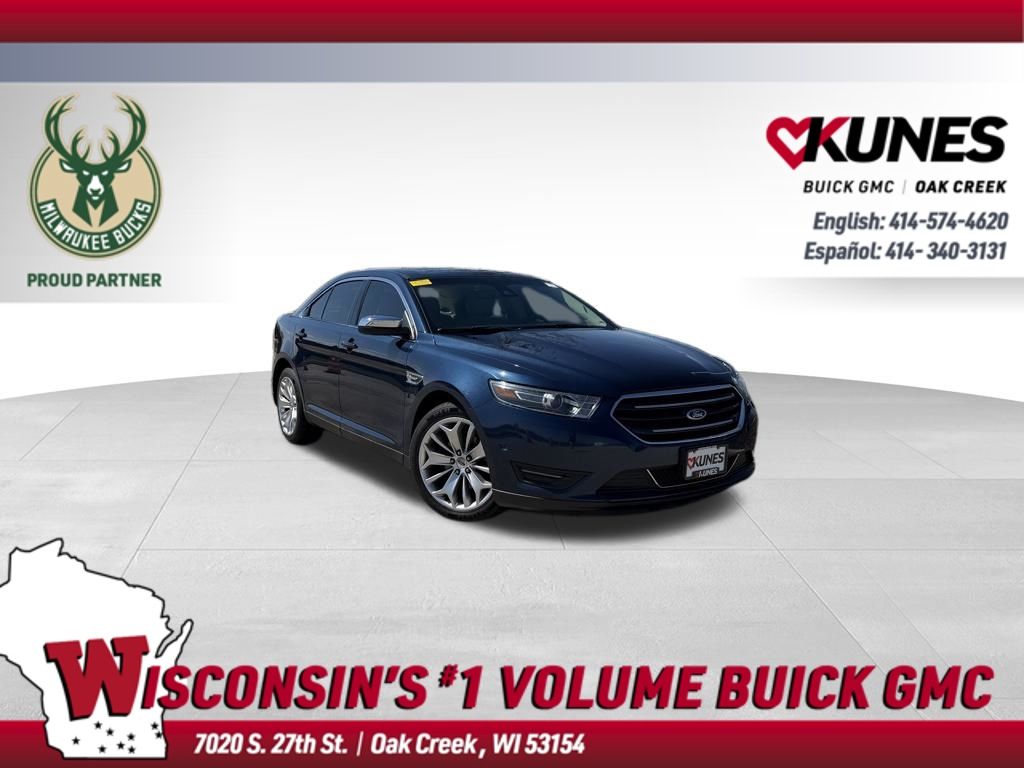 Blue 2016 Ford Taurus Limited AWD Sedan All-Wheel Drive 6-Speed Automatic