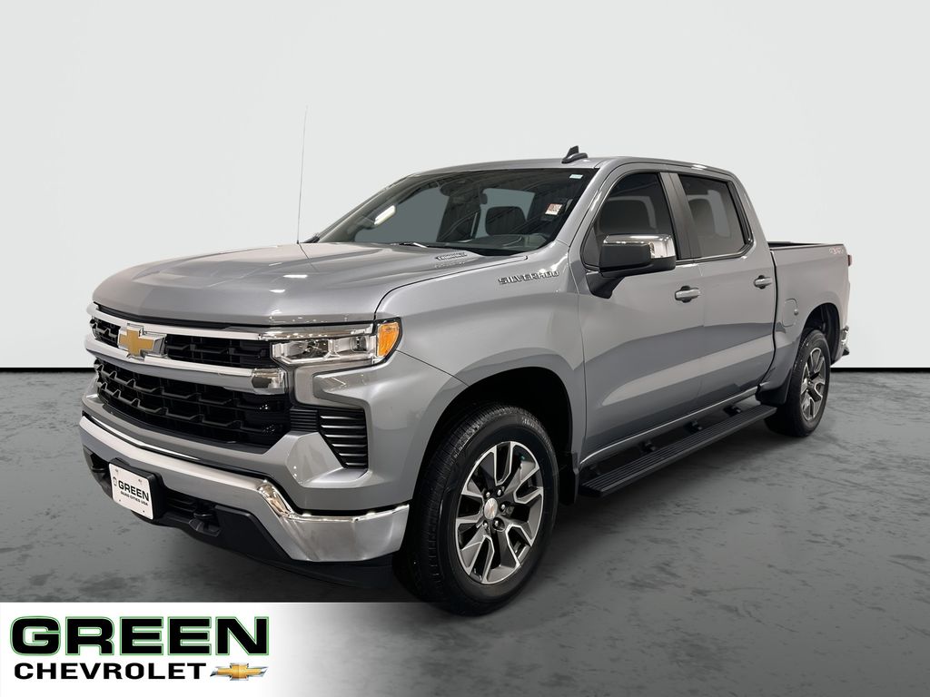 Sterling Gray Metallic 2025 Chevrolet Silverado 1500 Pickup Truck Four-Wheel Drive 8-Speed Automatic