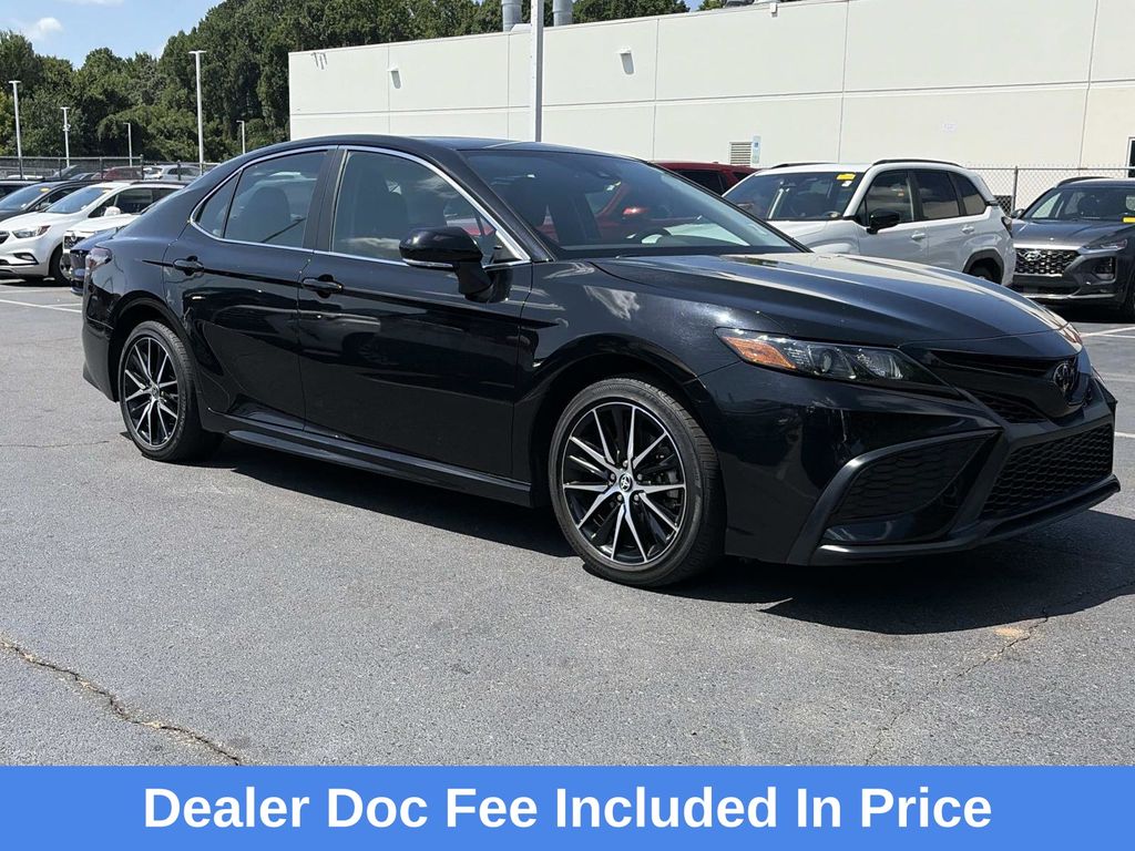 Midnight Black Metallic 2023 Toyota Camry Sedan Front-Wheel Drive 8-Speed Automatic
