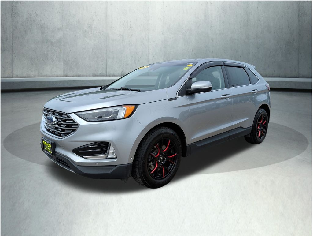 Silver Metallic 2020 Ford Edge SUV / Crossover All-Wheel Drive 8-Speed Automatic
