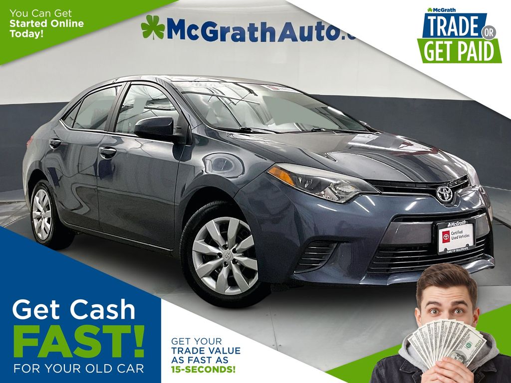 Slate Metallic 2016 Toyota Corolla Sedan Front-Wheel Drive Continuously Variable Transmission