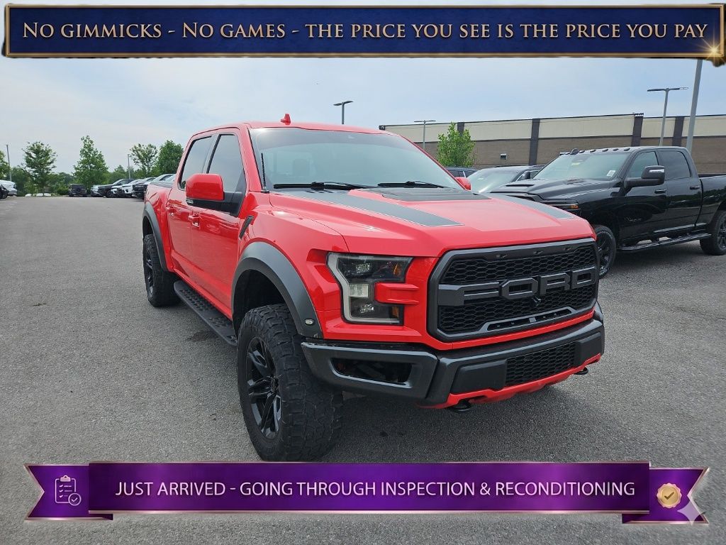 Race Red 2020 Ford F-150 Raptor SuperCrew 4WD Pickup Truck Four-Wheel Drive Automatic