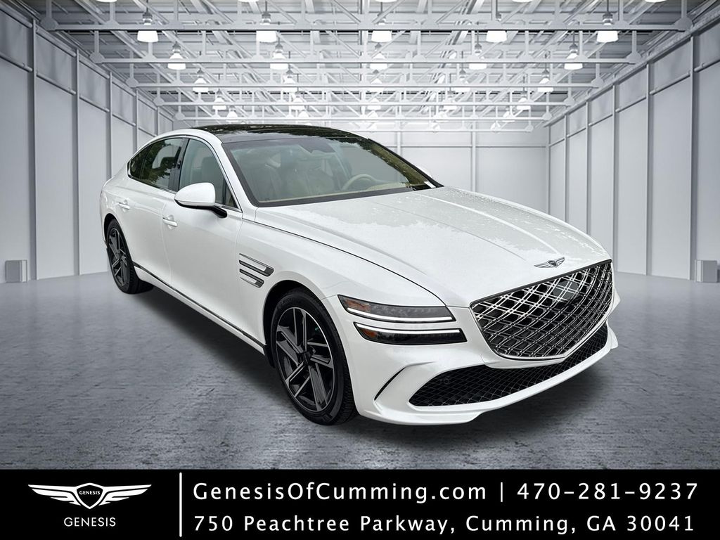 White 2026 Genesis G80 Sedan All-Wheel Drive 8-Speed Automatic