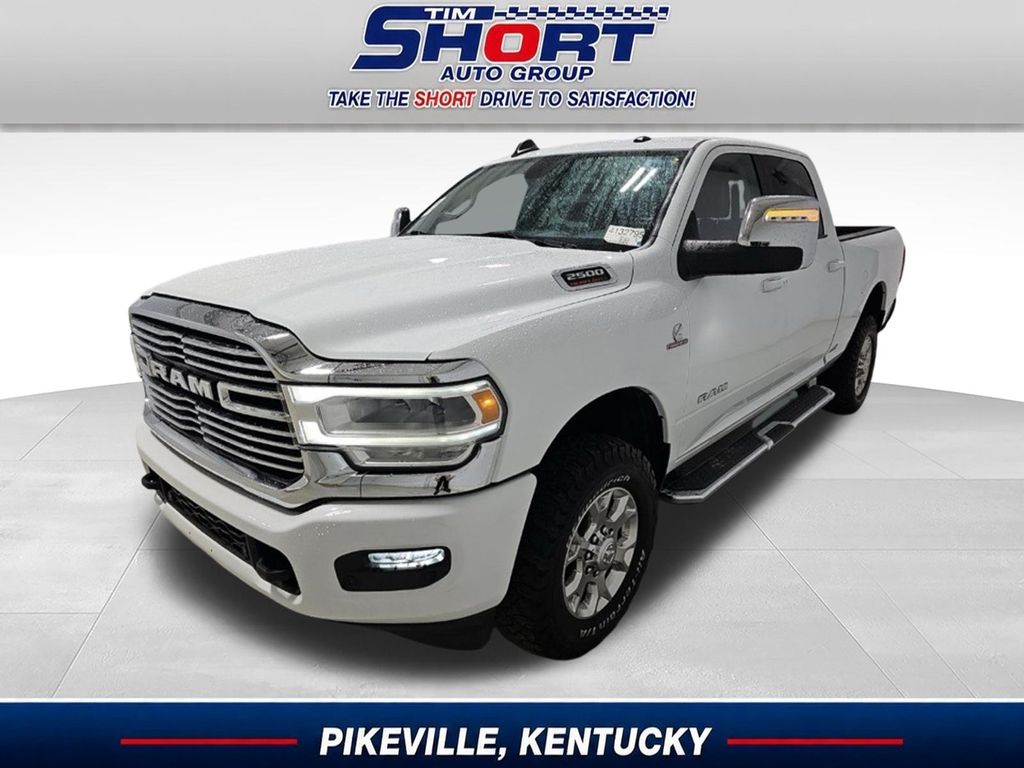 Bright White Clearcoat 2023 RAM 2500 Pickup Truck Four-Wheel Drive 6-Speed Automatic