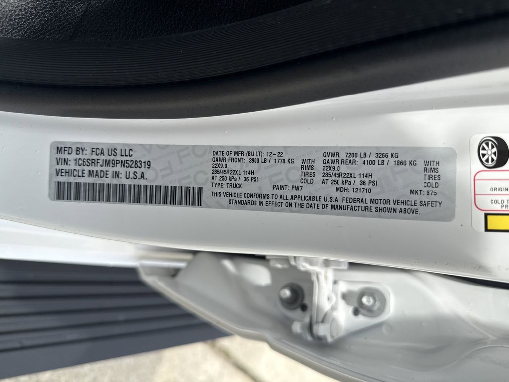 2023 Ram 1500 Laramie White at Victoria Chrysler Dodge Jeep Ram