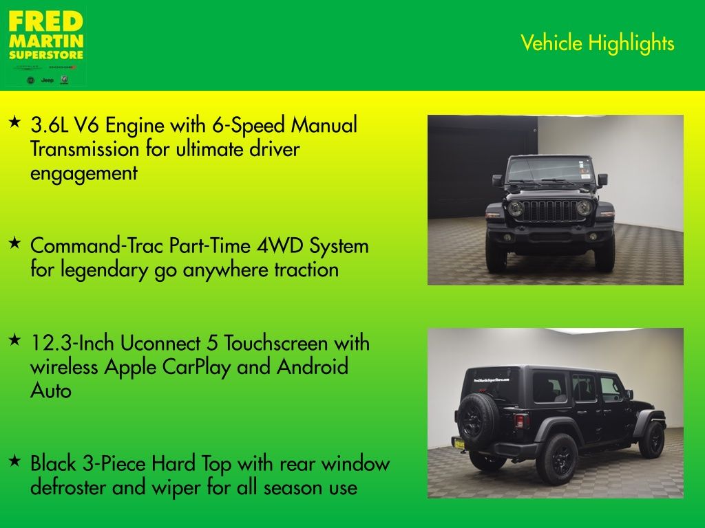 new 2026 Jeep Wrangler car, priced at $39,386