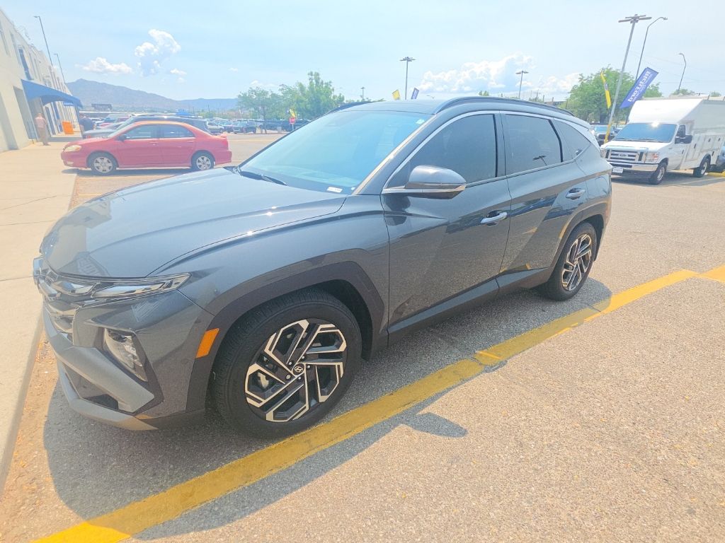 Ecotronic Gray 2025 Hyundai Tucson SUV / Crossover Front-Wheel Drive 8-Speed Automatic