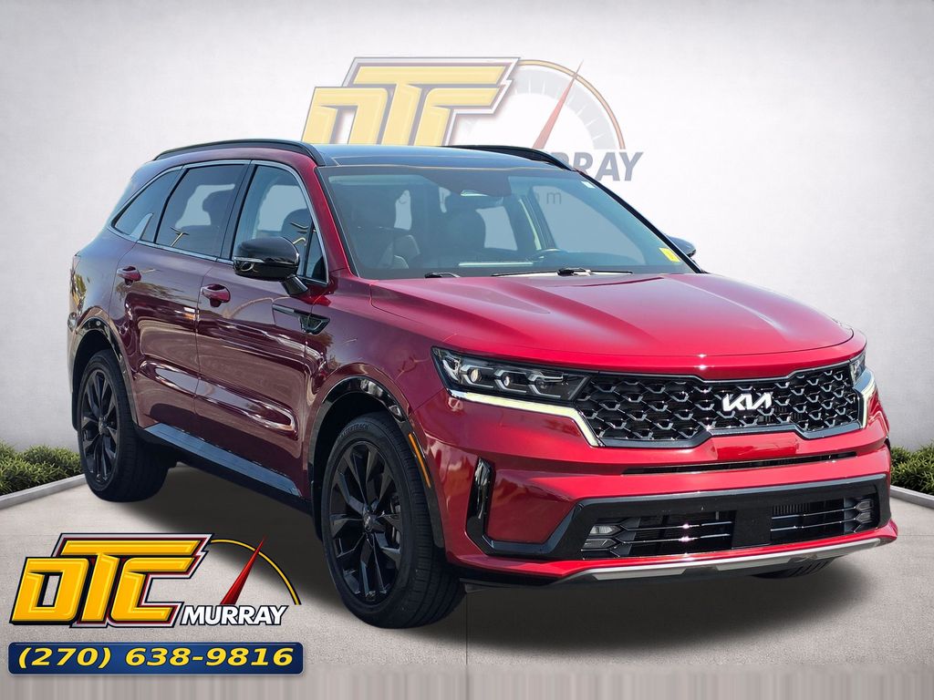 Passion Red Tintcoat 2022 Kia Sorento SUV / Crossover Front-Wheel Drive 8-Speed Dual Clutch