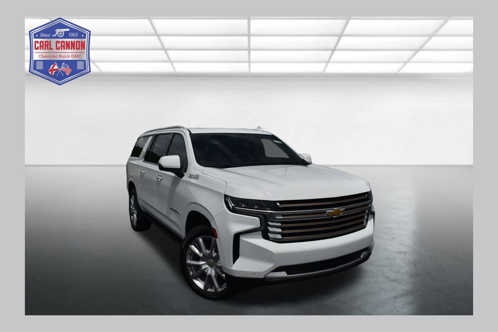 Summit White 2021 Chevrolet Suburban SUV / Crossover Four-Wheel Drive