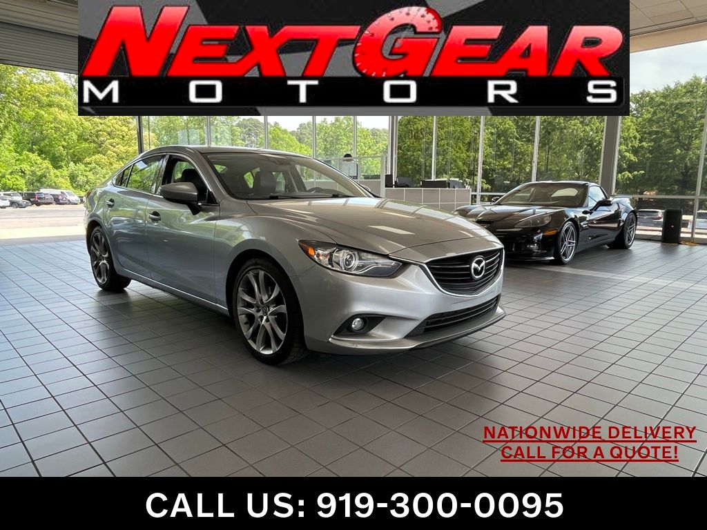 Liquid Silver Metallic 2015 Mazda MAZDA6 i Grand Touring Sedan Front-Wheel Drive 6-Speed Automatic