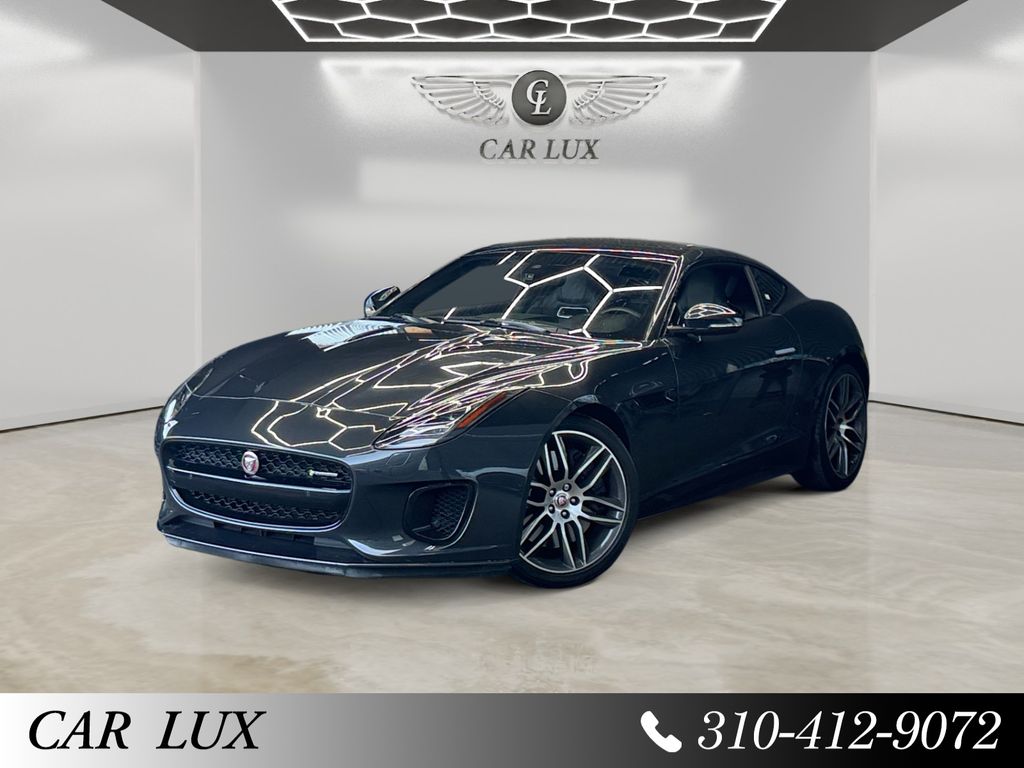 Carpathian Gray 2018 Jaguar F-TYPE Coupe Rear-Wheel Drive 8-Speed Automatic