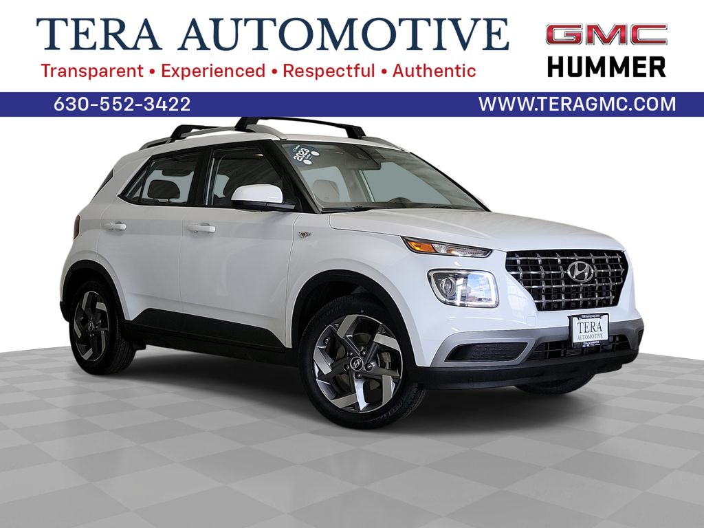Ceramic White 2022 Hyundai Venue SUV / Crossover Front-Wheel Drive Continuously Variable Transmission