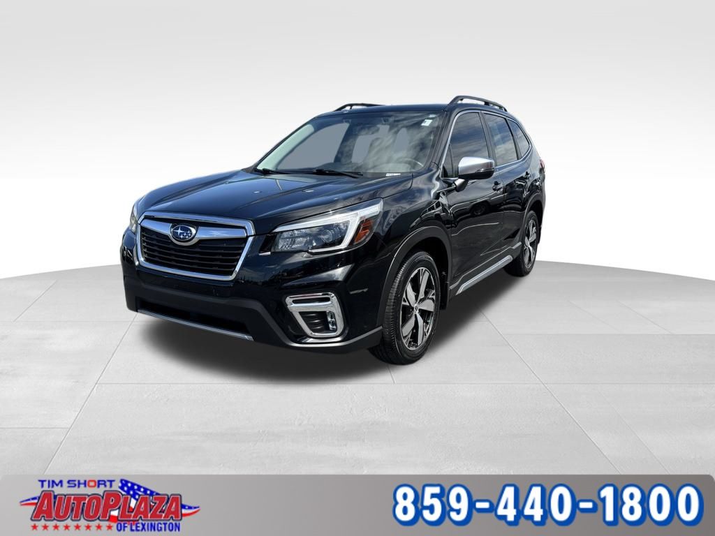 Crystal Black Silica 2021 Subaru Forester Touring Crossover AWD SUV / Crossover All-Wheel Drive Continuously Variable Transmission