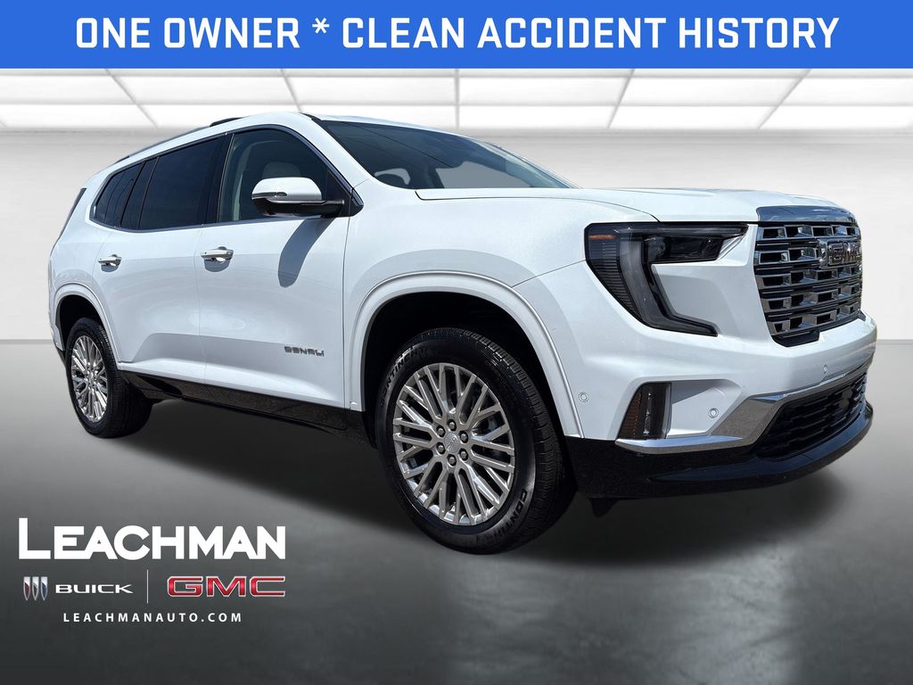 Glacier White 2026 GMC Acadia Denali FWD SUV / Crossover Front-Wheel Drive 8-Speed Automatic