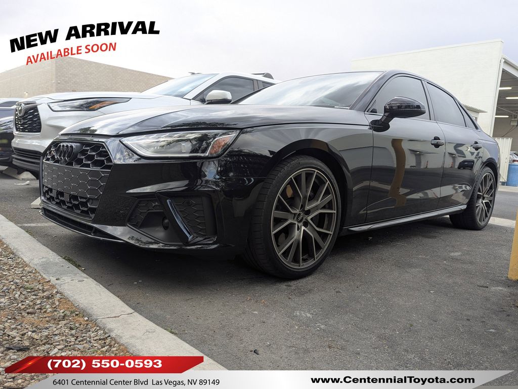 Black Metallic 2021 Audi S4 3.0T quattro Premium Plus AWD Sedan All-Wheel Drive 8-Speed Automatic