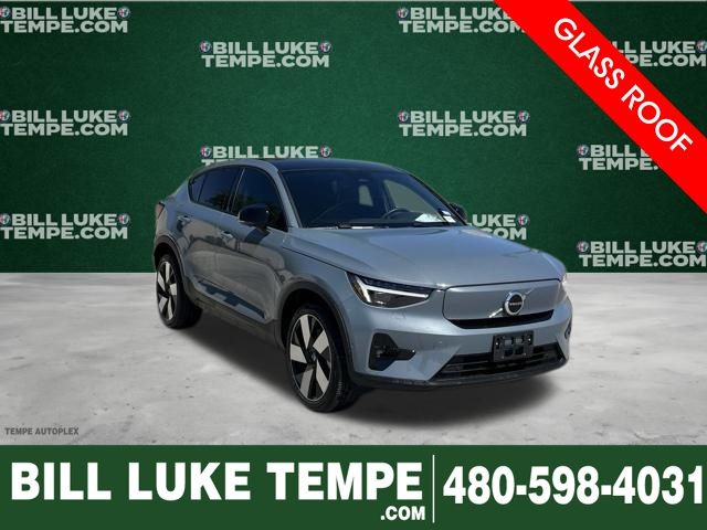 Thunder Gray Metallic 2023 Volvo C40 Recharge Twin Ultimate eAWD SUV / Crossover All-Wheel Drive 1-Speed Automatic