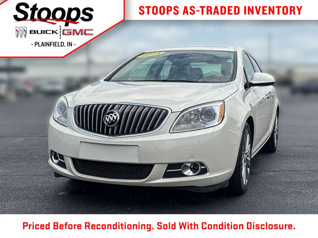 White Diamond Clearcoat 2014 Buick Verano Sedan Front-Wheel Drive 6-Speed Automatic Overdrive