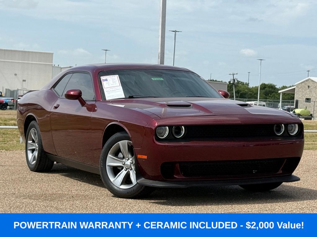 Octane Red Pearlcoat 2021 Dodge Challenger Coupe Rear-Wheel Drive 8-Speed Automatic