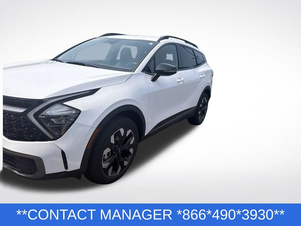 2023 Glacial White Pearl Kia Sportage X-Line AWD SUV