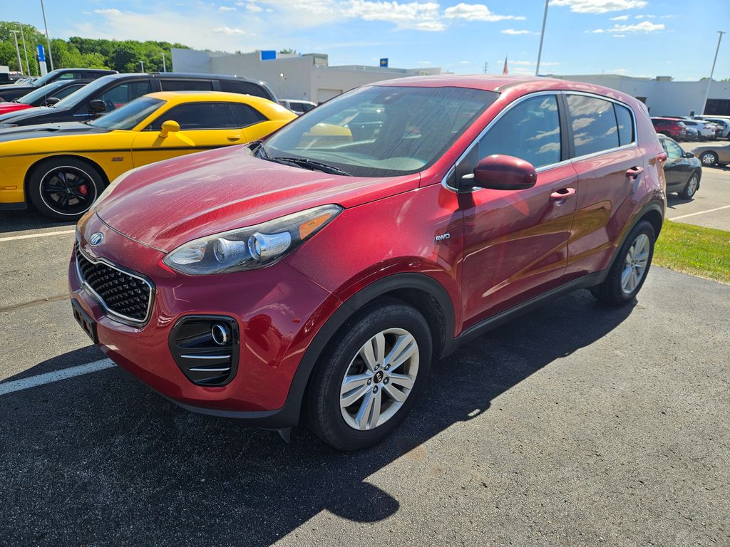Hyper Red 2017 Kia Sportage LX AWD SUV / Crossover All-Wheel Drive 6-Speed Automatic