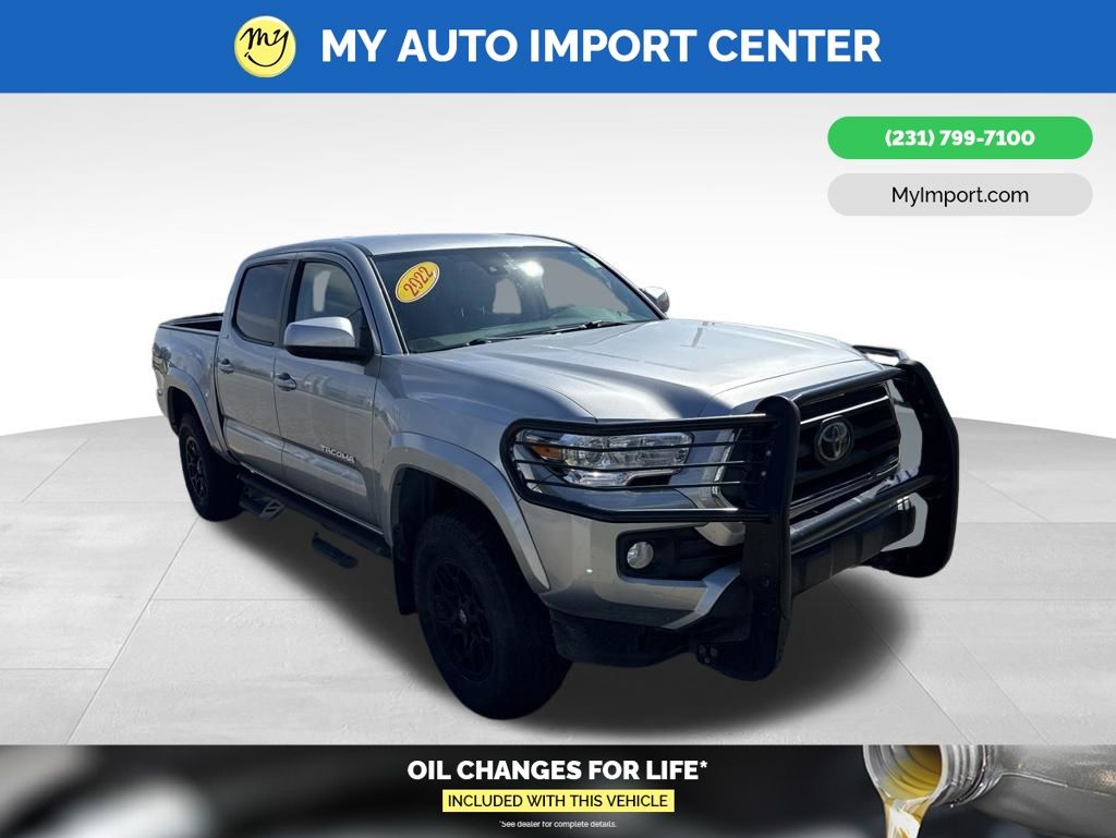 Celestial Silver Metallic 2022 Toyota Tacoma Pickup Truck Four-Wheel Drive 6-Speed Automatic