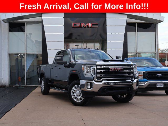 Gray (Dark Sky Metallic) 2020 GMC Sierra 3500HD SLE Crew Cab 4WD Pickup Truck Four-Wheel Drive Automatic