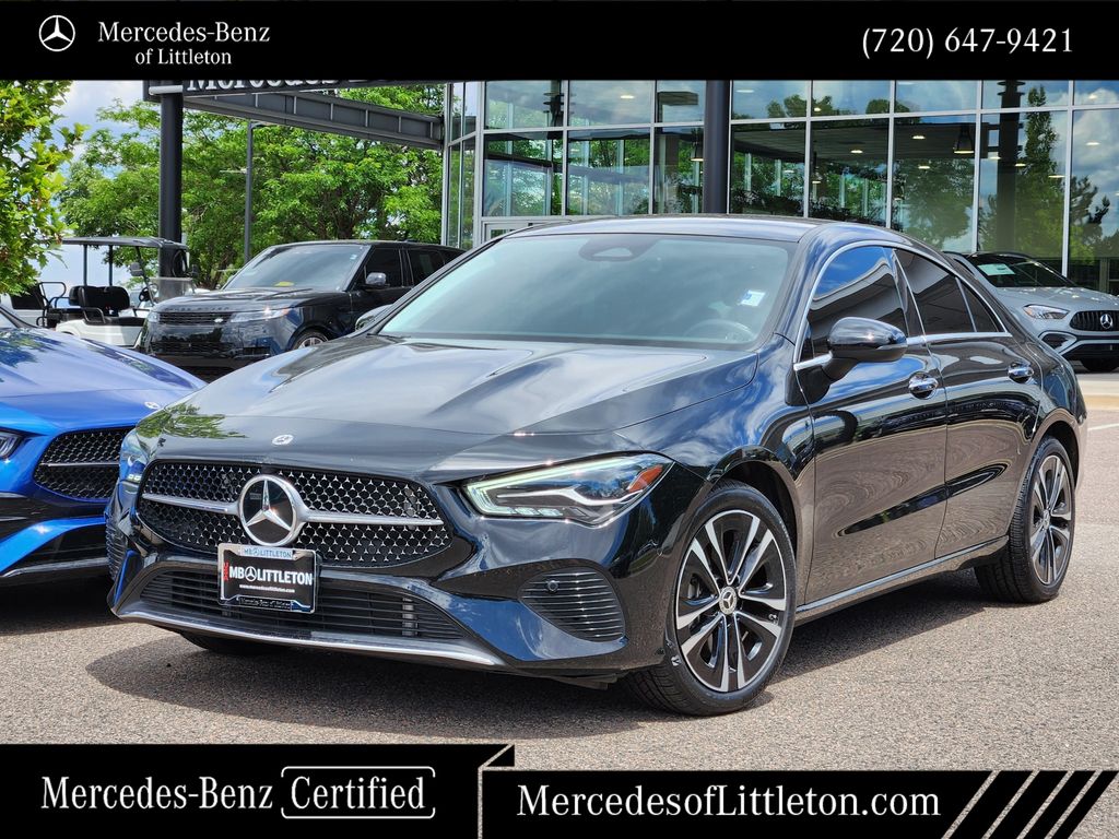 Night Black 2024 Mercedes-Benz CLA Coupe All-Wheel Drive 8-Speed Dual Clutch