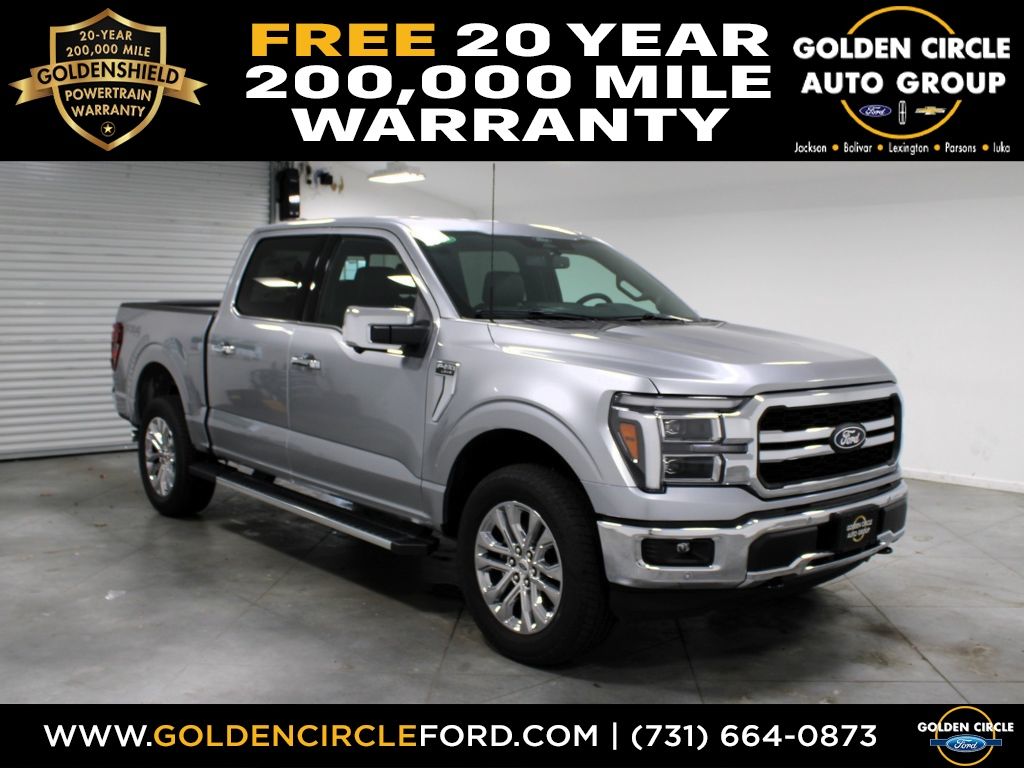 Iconic Silver Metallic 2026 Ford F-150 Pickup Truck Four-Wheel Drive Automatic