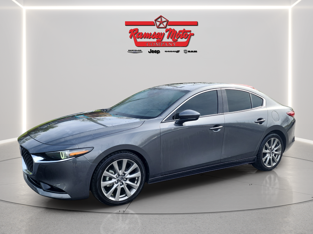 Machine Gray Metallic 2022 Mazda MAZDA3 Premium Sedan AWD Hatchback All-Wheel Drive 6-Speed Automatic