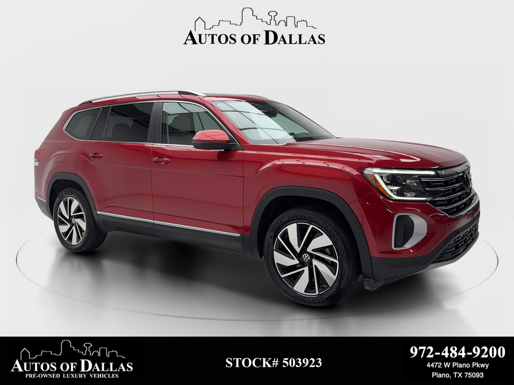 Red Metallic 2024 Volkswagen Atlas SEL 4Motion SUV / Crossover All-Wheel Drive 8-Speed Automatic