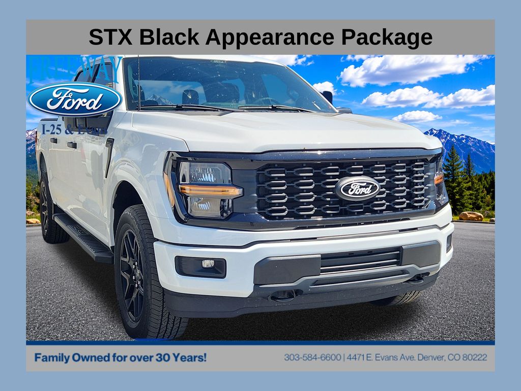 Oxford White 2025 Ford F-150 Pickup Truck Four-Wheel Drive Automatic