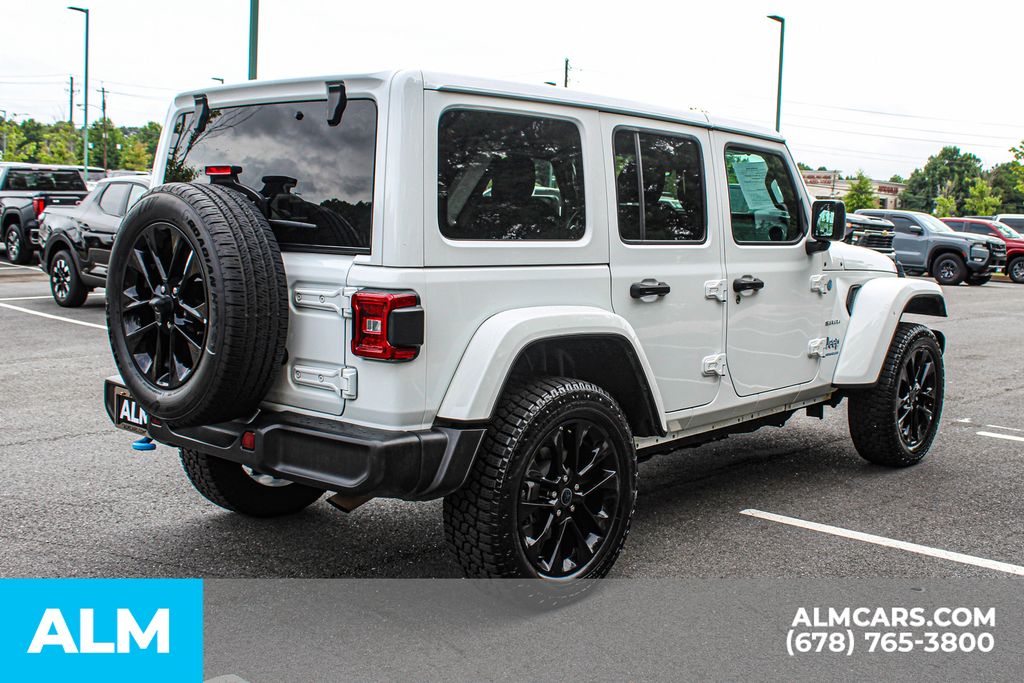 Used 2024 White Jeep Sahara 4xe image 6