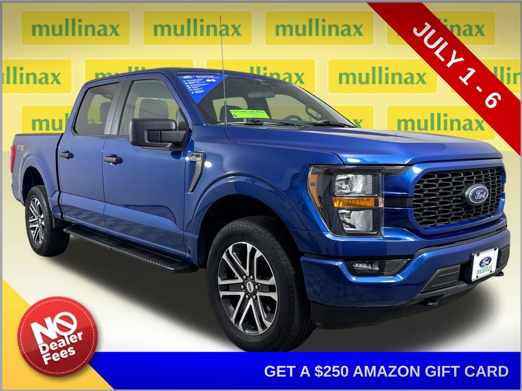 Atlas Blue Metallic 2023 Ford F-150 Pickup Truck Four-Wheel Drive Automatic