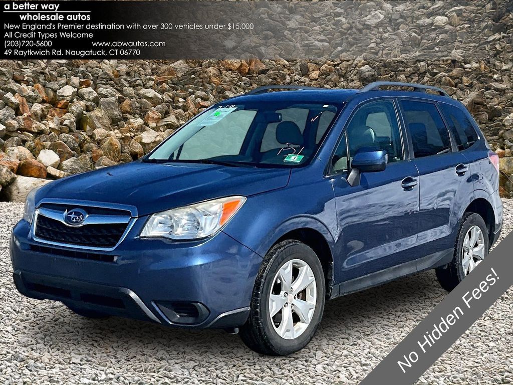Marine Blue Pearl 2014 Subaru Forester 2.5i Premium SUV / Crossover All-Wheel Drive Continuously Variable Transmission