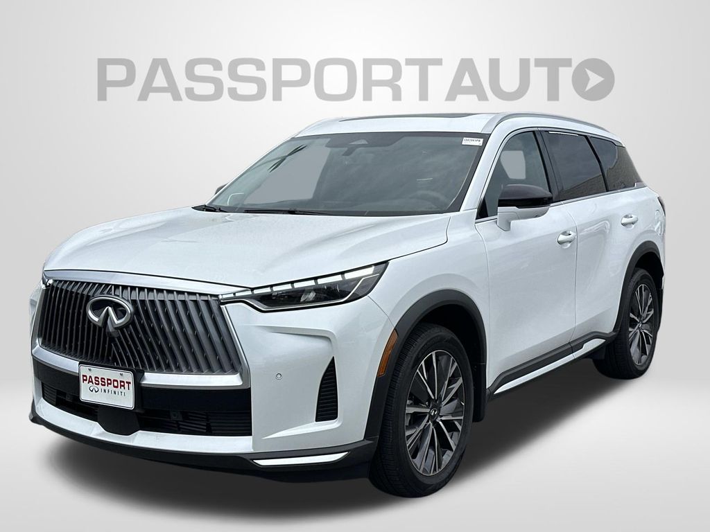 Radiant White 2026 INFINITI QX60 Luxe AWD SUV / Crossover All-Wheel Drive 9-Speed Automatic