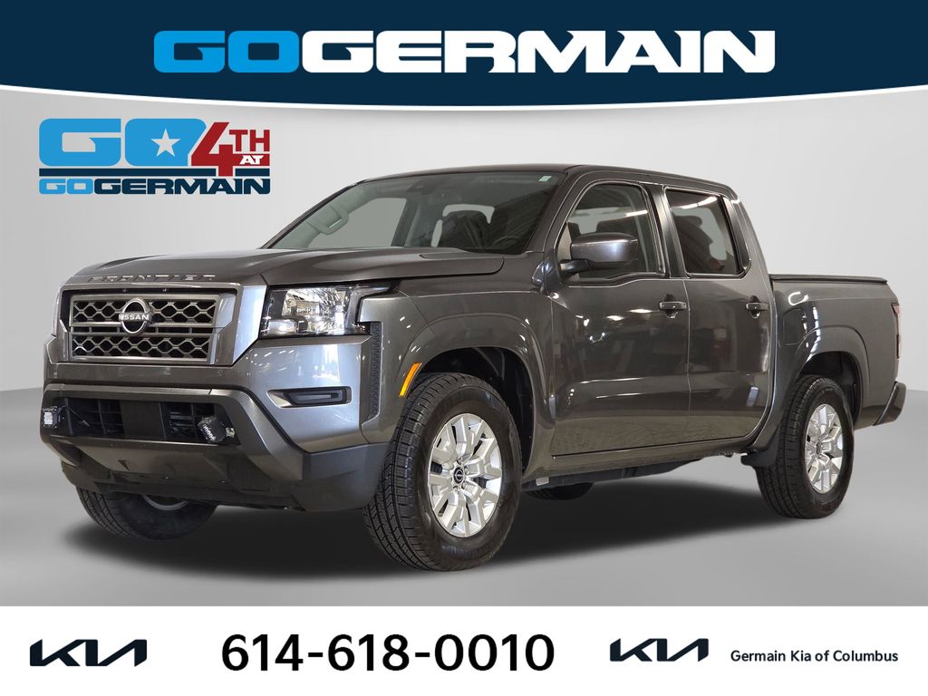 Gray (Gun Metallic) 2023 Nissan Frontier Pickup Truck 4X2 9-Speed Automatic