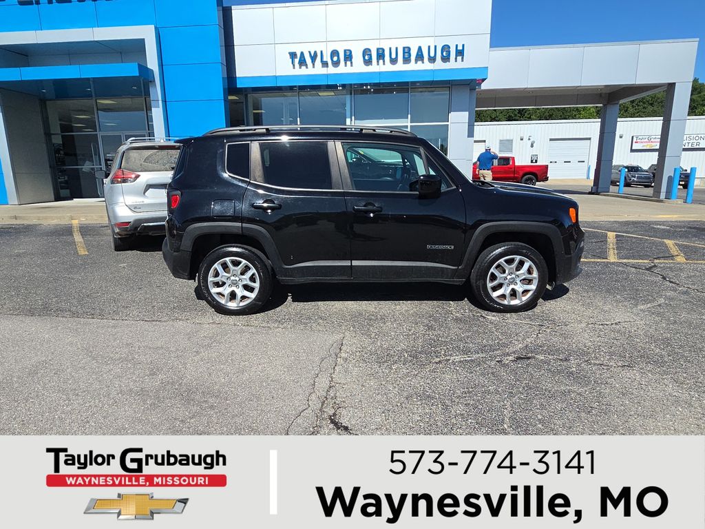 Black 2017 Jeep Renegade Latitude 4WD SUV / Crossover Four-Wheel Drive 9-Speed Automatic