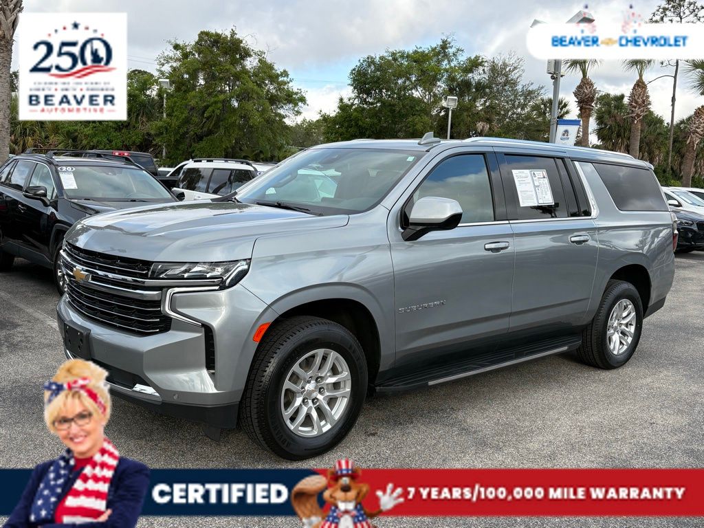 Sterling Gray Metallic 2024 Chevrolet Suburban SUV / Crossover Four-Wheel Drive 