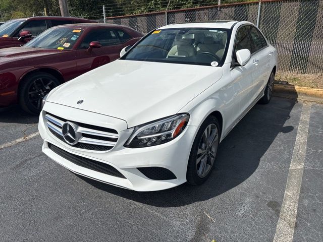 Polar White 2019 Mercedes-Benz C-Class C 300 RWD Sedan Rear-Wheel Drive 9-Speed Automatic
