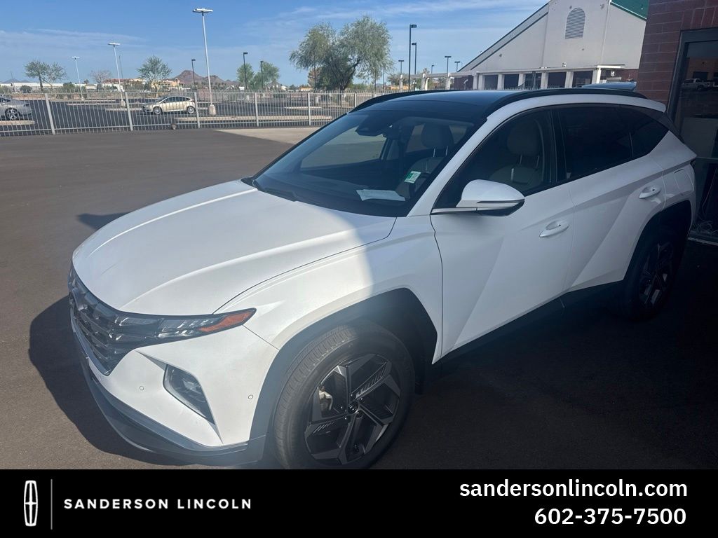 White Pearl 2023 Hyundai Tucson Hybrid Plug-In SUV / Crossover All-Wheel Drive 6-Speed Automatic