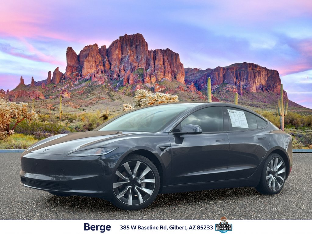 Stealth Gray 2026 Tesla Model 3 Sedan 1-Speed Automatic
