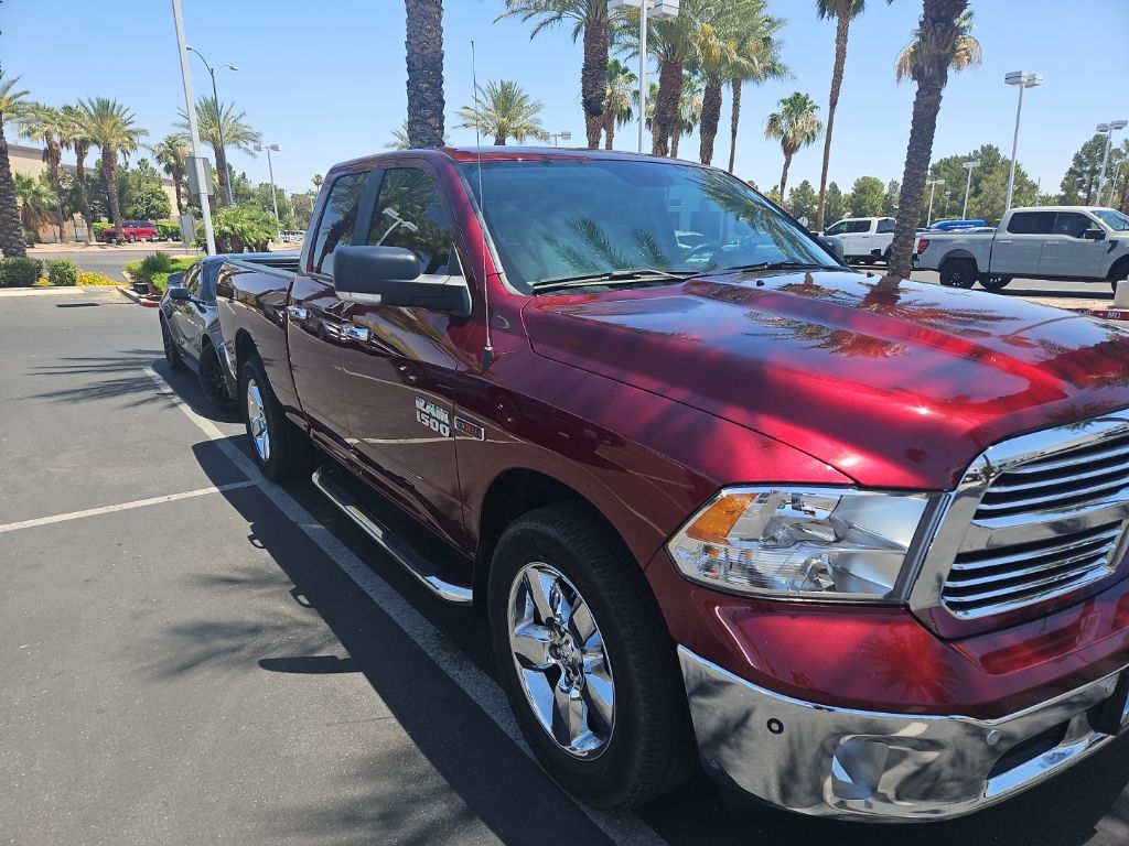 Delmonico Red Pearlcoat 2017 RAM 1500 Big Horn Quad Cab 4WD Pickup Truck Four-Wheel Drive 8-Speed Automatic