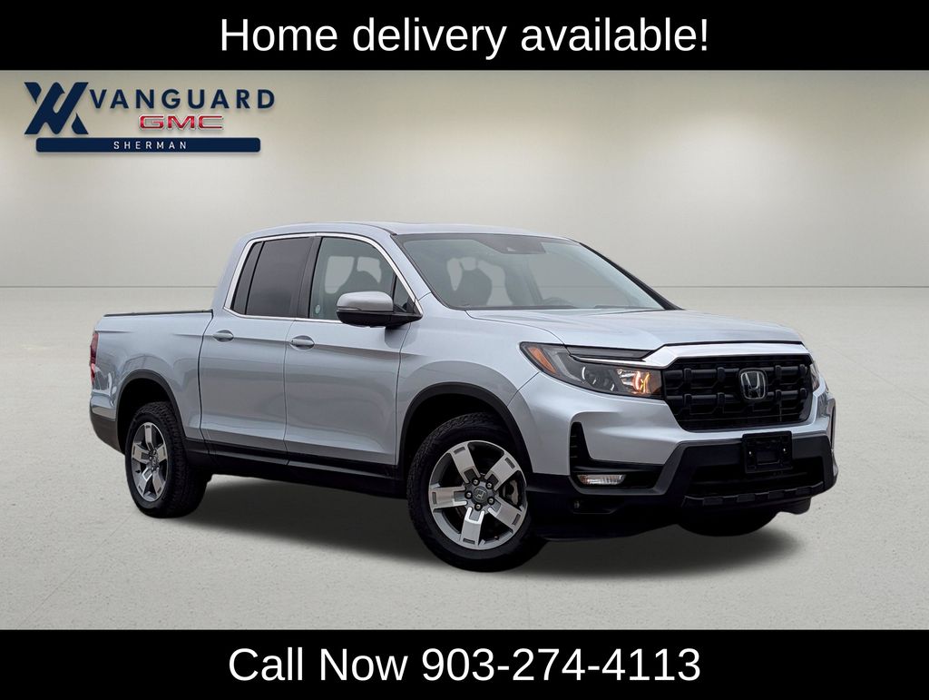 Sonic Gray Pearl 2025 Honda Ridgeline Pickup Truck All-Wheel Drive 9-Speed Automatic