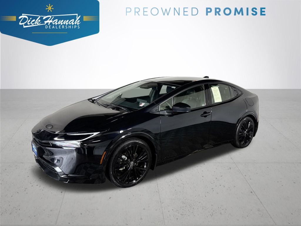 Midnight Black Metallic 2026 Toyota Prius Hatchback All-Wheel Drive Continuously Variable Transmission