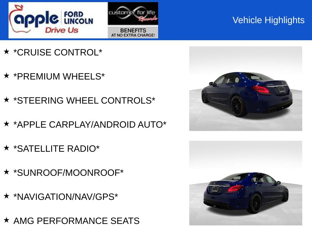 2019 Mercedes-Benz AMG C 63 S