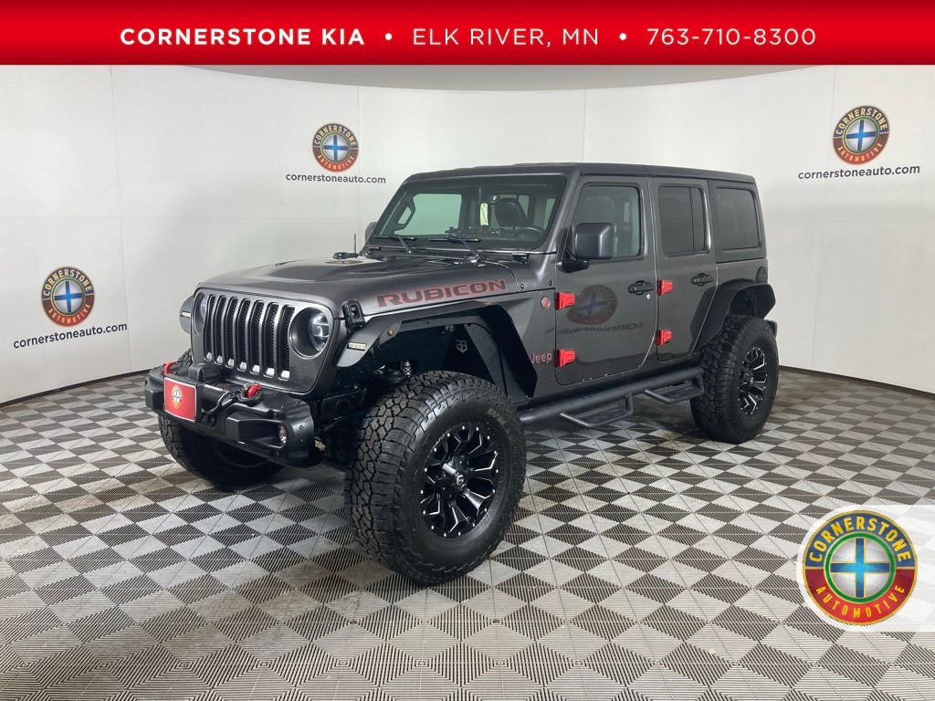 Gray (Granite Crystal Metallic Clearcoat) 2018 Jeep Wrangler Unlimited Rubicon 4WD SUV / Crossover Four-Wheel Drive 8-Speed Automatic