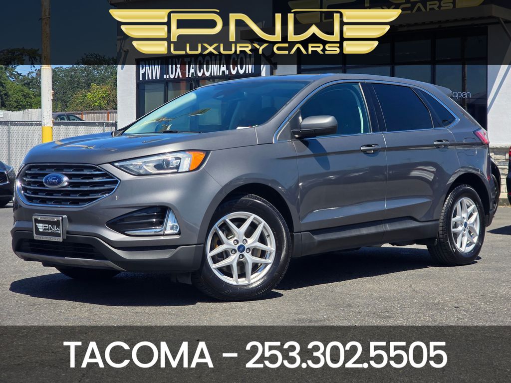 Gray Metallic 2021 Ford Edge SUV / Crossover All-Wheel Drive 8-Speed Automatic