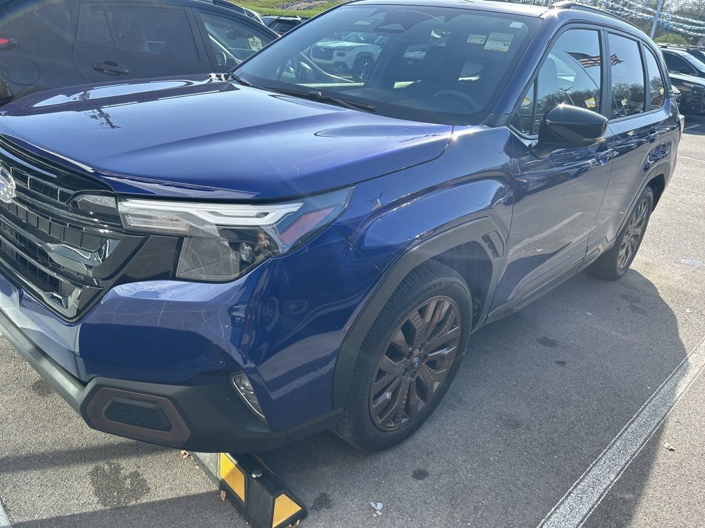 Sapphire Blue Pearl 2025 Subaru Forester Sport Crossover AWD SUV / Crossover All-Wheel Drive Continuously Variable Transmission